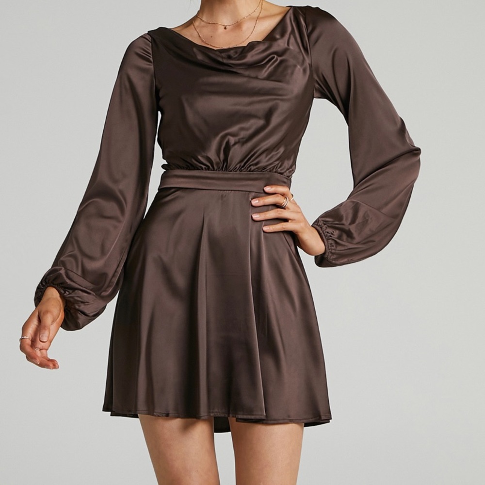 SATIN DRESS - NWT!